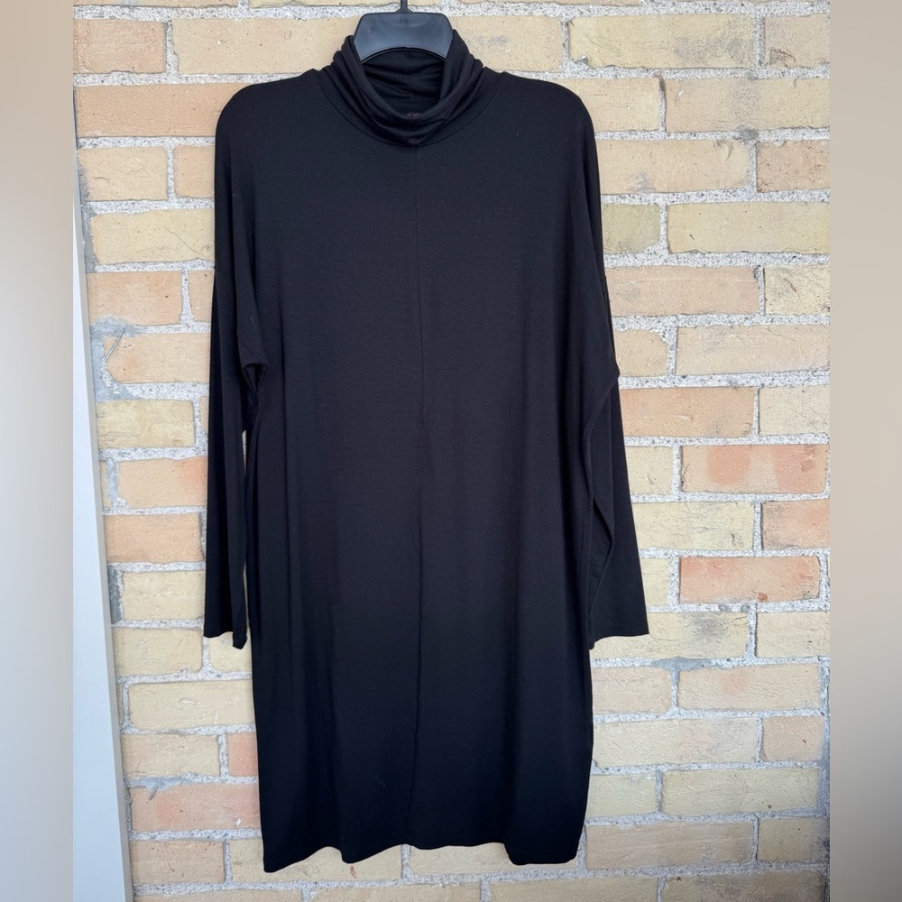 Isle Black Turtleneck Tunic/Dress